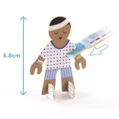 Playpress Eco Friendly Zero Waste Children's Doctor Nurse GP Hospital Playset Gift