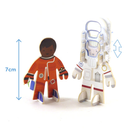 Playpress Eco Friendly Zero Waste Children's Space Planet Astronaut Playset Gift